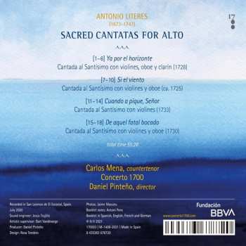 CD Carlos Mena: Sacred Cantatas For Alto