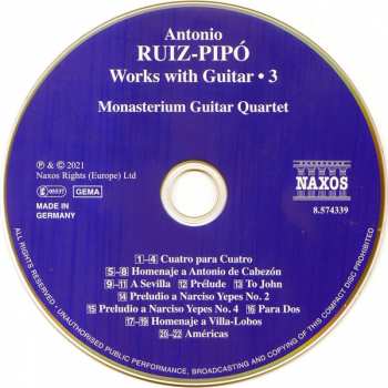 CD Hugo Germán Gaido: Works With Guitar • 3