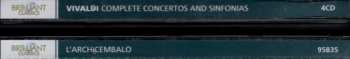4CD/Zestaw pudełkowy Antonio Vivaldi: Complete Concertos And Sinfonias For Strings And Basso Continuo
