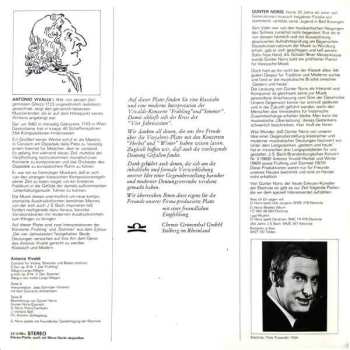 LP Antonio Vivaldi: Gestern Und Heute (Frühling Concerto E-Dur / Sommer Concerto G-moll)
