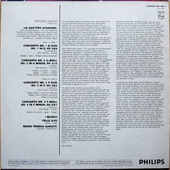 LP Antonio Vivaldi: Die Vier Jahreszeiten
