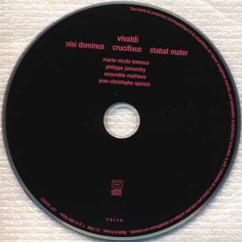 CD Antonio Vivaldi: Nisi Dominus - Stabat Mater