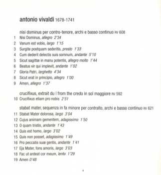 CD Antonio Vivaldi: Nisi Dominus - Stabat Mater