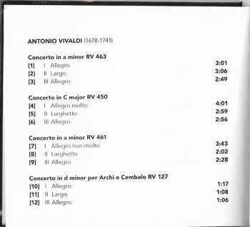 SACD Antonio Vivaldi: Concertos For Oboe, Strings And Basso Continuo