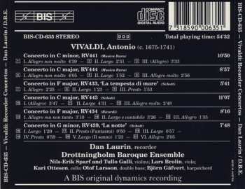 CD Antonio Vivaldi: Recorder Concertos