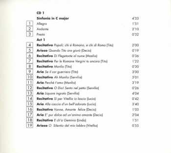 3CD/Zestaw pudełkowy Antonio Vivaldi: Tito Manlio