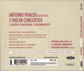 CD Antonio Vivaldi: Violin Concertos