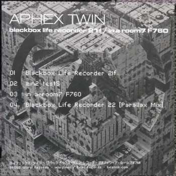 CD Aphex Twin: Blackbox Life Recorder 21f / In A Room7 F760 LTD