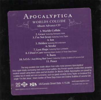 CD Apocalyptica: Worlds Collide DLX