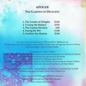 CD Apogee: The Garden Of Delights
