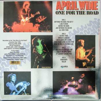 2LP April Wine: One For The Road CLR