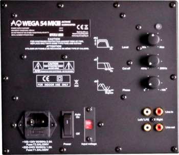 Technologia audio AQ Wega 54 MKIII subwoofer Černý jasan