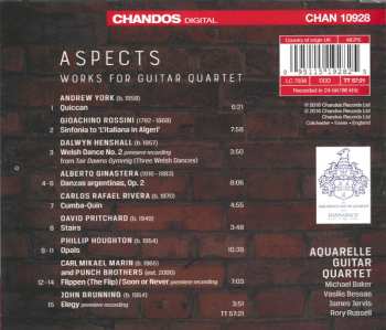 CD Aquarelle Guitar Quartet: Aspects: Works For Guitar Quartet