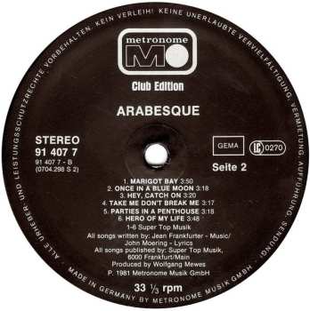 LP Arabesque: Arabesque