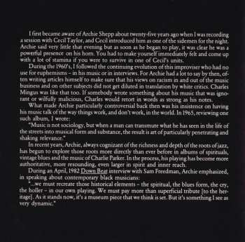 CD Archie Shepp: Down Home New York