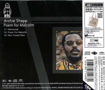 CD Archie Shepp: Poem For Malcom