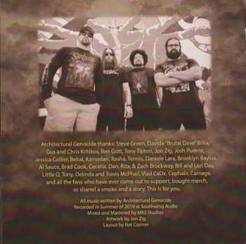CD Architectural Genocide: Cordyceptic Anthropomorph