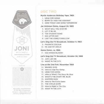 5CD/Zestaw pudełkowy Joni Mitchell: Archives Volume 1: The Early Years 1963-1967 