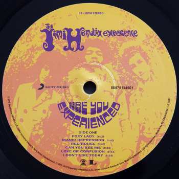 2LP The Jimi Hendrix Experience: Are You Experienced