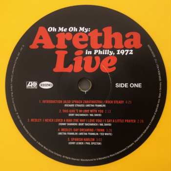 2LP Aretha Franklin: Oh Me Oh My: Aretha Live In Philly, 1972 LTD | CLR