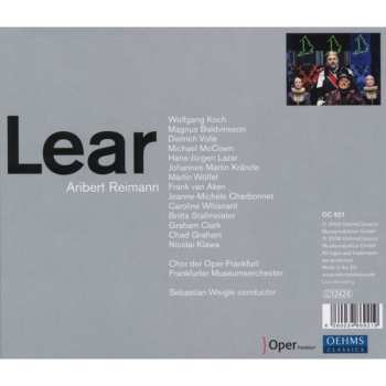 2CD/Zestaw pudełkowy Aribert Reimann: Lear