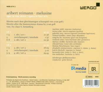 2CD/Zestaw pudełkowy Aribert Reimann: Melusine
