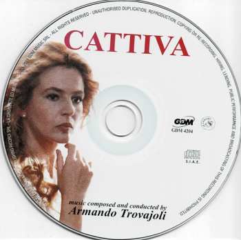 CD Armando Trovaioli: Cattiva (Original Motion Picture Soundtrack) LTD