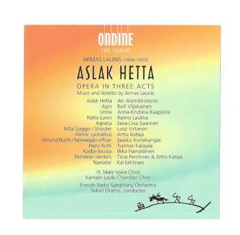 2CD/Zestaw pudełkowy Sakari Oramo: Aslak Hetta, Opera In Three Acts