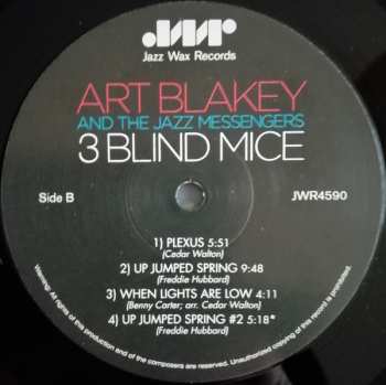 LP Art Blakey & The Jazz Messengers: Three Blind Mice LTD