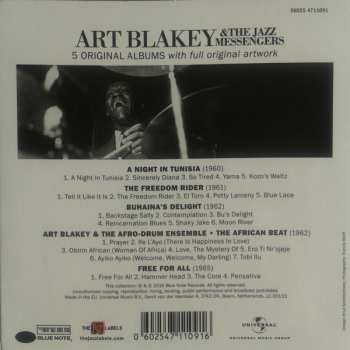 5CD/Zestaw pudełkowy Art Blakey & The Jazz Messengers: 5 Original Albums