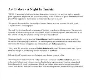 CD Art Blakey & The Jazz Messengers: A Night In Tunisia
