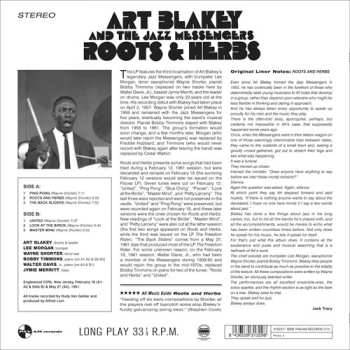 LP Art Blakey & The Jazz Messengers: Roots & Herbs LTD