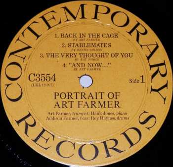 CD Art Farmer: Portrait Of Art Farmer