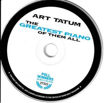 CD Art Tatum: The Greatest Piano Of Them All