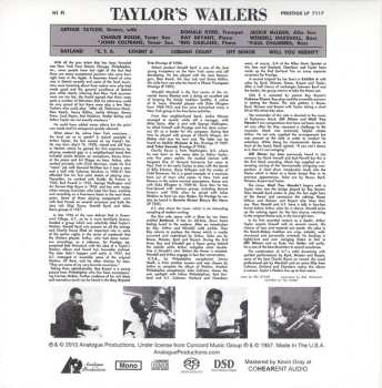 SACD Art Taylor: Taylor's Wailers
