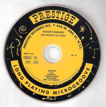 SACD Art Taylor: Taylor's Wailers