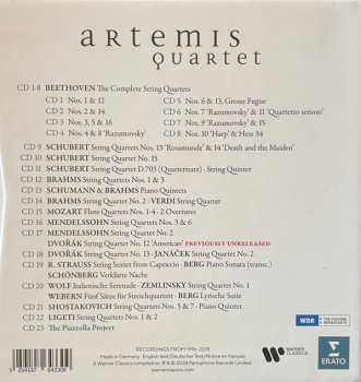 23CD/Zestaw pudełkowy Artemis Quartett: The Complete Recordings 1996-2018