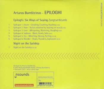 CD Arturas Bumsteinas: Epiloghi