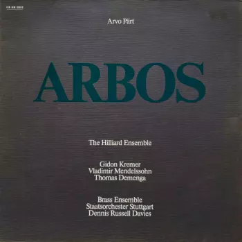 Arvo Pärt: Arbos