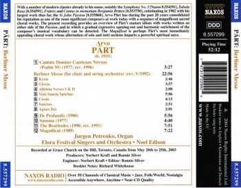 CD Arvo Pärt: Berliner Messe / Magnificat / Summa