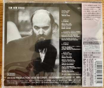 CD Arvo Pärt: Tabula Rasa