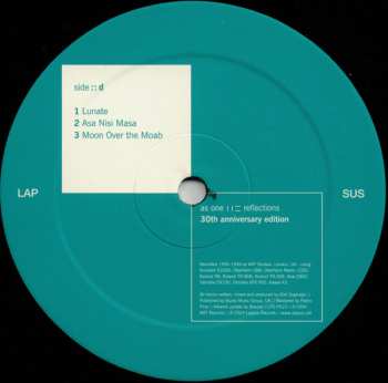 2LP As One: Reflections (30th Anniversary Edition)