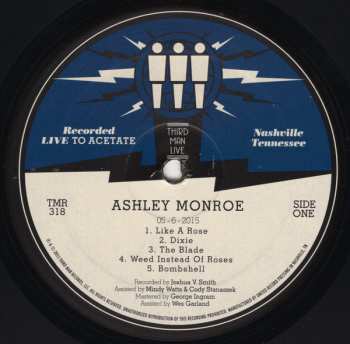 LP Ashley Monroe: Live At Third Man Records