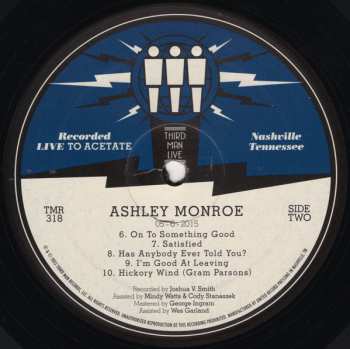 LP Ashley Monroe: Live At Third Man Records