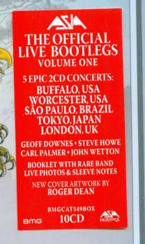 10CD/Zestaw pudełkowy Asia: The Official Live Bootlegs Volume 1