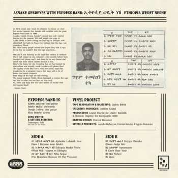 LP Asnake Gebreyes: Ethiopia Wedet Neshe ኢትዮዺያ ወዴት ነሽ 
