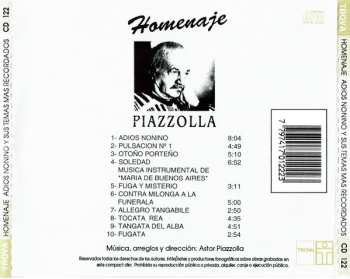 CD Astor Piazzolla: Homenaje Adios Nonino...Y Sus Temas Mas Recordados