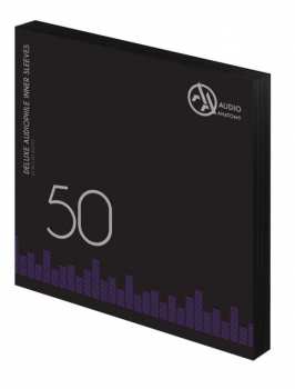Technologia audio Audio Anatomy Vnitřní antistatické obaly Deluxe Audiophile Černé 50ks