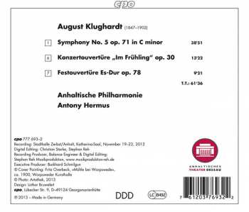CD Anhaltische Philharmonie Dessau: Symphony No 5; Overtures
