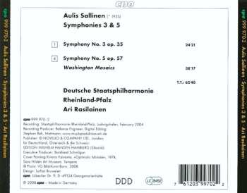 CD Ari Rasilainen: Symphonies 3 & 5